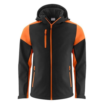 Front - Printer Mens Prime Soft Shell Jacket
