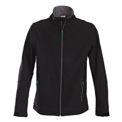 Front - Printer Mens Trial Soft Shell Jacket