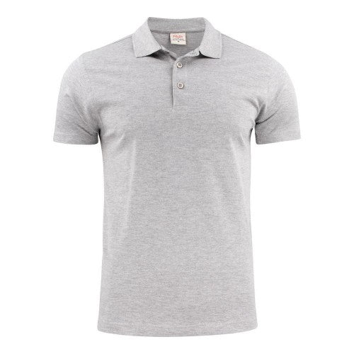Front - Printer Mens Surf Light RSX Melange Polo Shirt