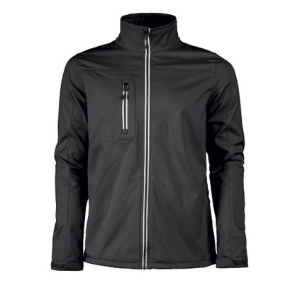 Front - Printer RED Mens Vert Soft Shell Jacket