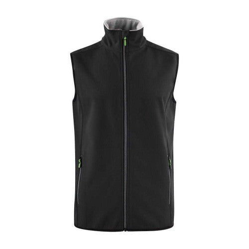 Front - Printer Mens Trial Softshell Body Warmer