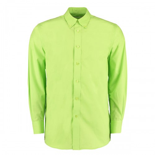 Front - Kustom Kit Mens Workforce Long Sleeve Shirt