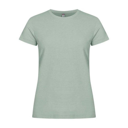Sage Green - Back - Clique Womens-Ladies Plain T-Shirt