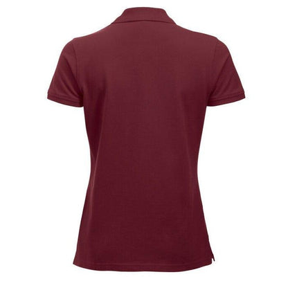 Burgundy - Lifestyle - Clique Womens-Ladies Classic Marion Short-Sleeved Polo Shirt