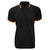 Front - Kustom Kit Mens Tipped Piqué Short Sleeve Polo Shirt