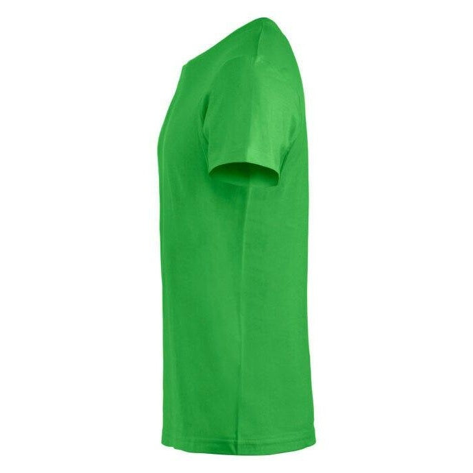 Apple Green - Side - Clique Mens Melange T-Shirt