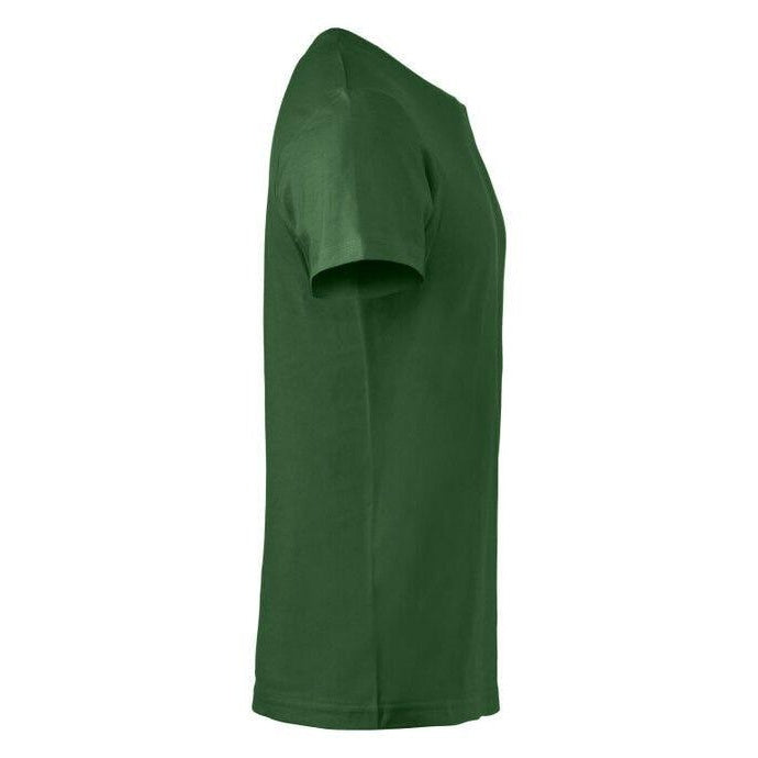 Bottle Green - Lifestyle - Clique Mens Melange T-Shirt