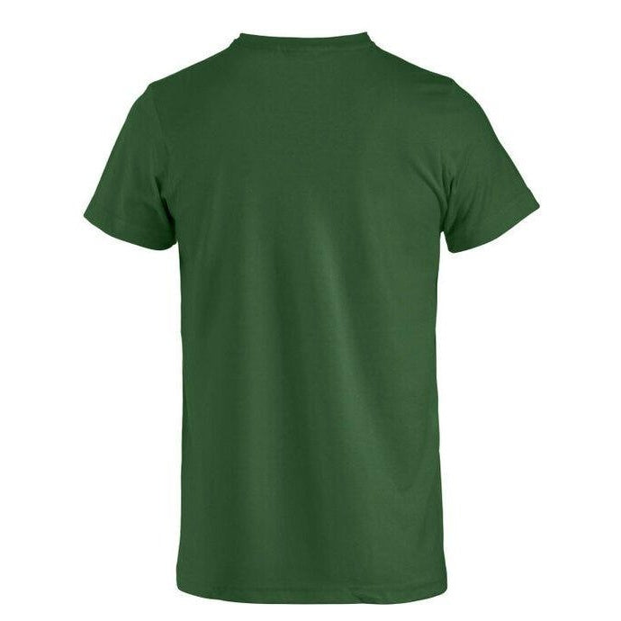 Bottle Green - Pack Shot - Clique Mens Melange T-Shirt