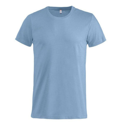 Light Blue - Back - Clique Mens Melange T-Shirt