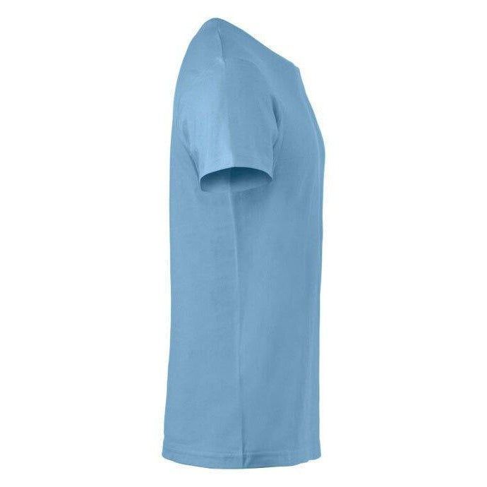 Light Blue - Lifestyle - Clique Mens Melange T-Shirt
