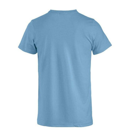 Light Blue - Pack Shot - Clique Mens Melange T-Shirt