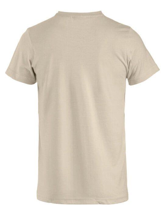 Light Khaki - Pack Shot - Clique Mens Melange T-Shirt