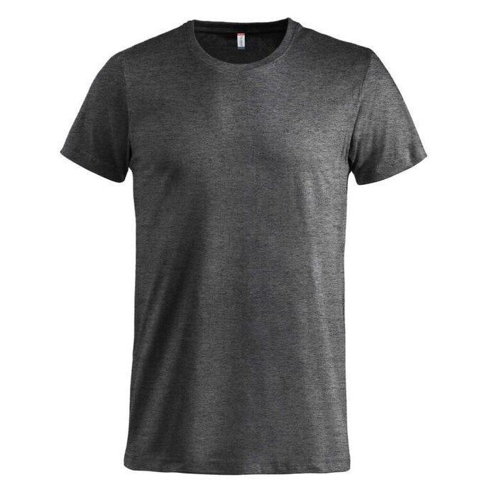 Anthracite Melange - Back - Clique Mens Melange T-Shirt