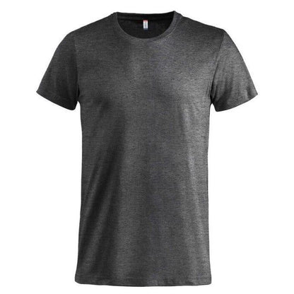 Anthracite Melange - Back - Clique Mens Melange T-Shirt