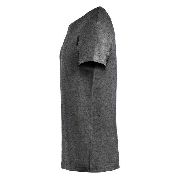 Anthracite Melange - Side - Clique Mens Melange T-Shirt