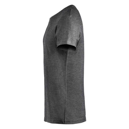 Anthracite Melange - Side - Clique Mens Melange T-Shirt