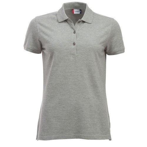 Front - Clique Womens/Ladies Classic Marion Melange Polo Shirt
