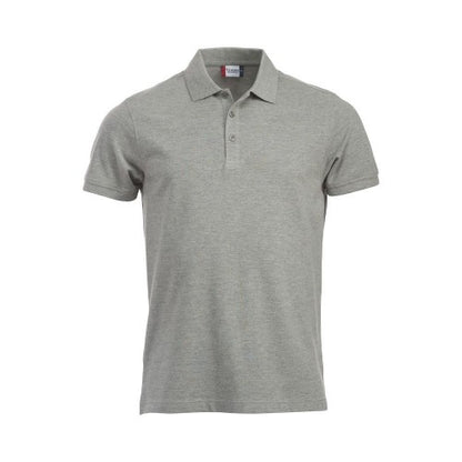 Front - Clique Mens Classic Lincoln Melange Polo Shirt