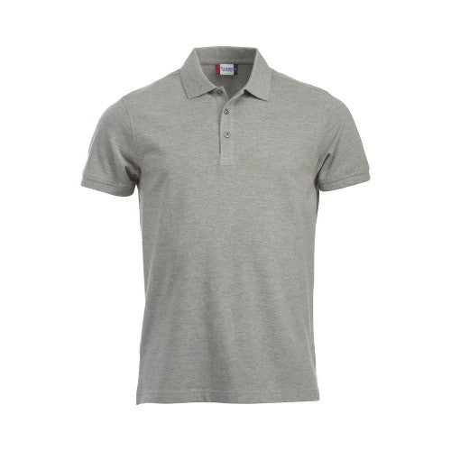 Front - Clique Mens Classic Lincoln Melange Polo Shirt