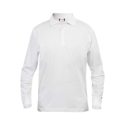 Front - Clique Mens Classic Lincoln Long-Sleeved Polo Shirt