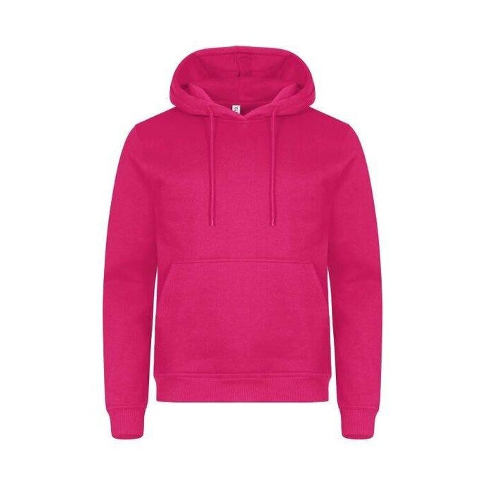 Bright Cerise - Close up - Clique Unisex Adult Miami Hoodie