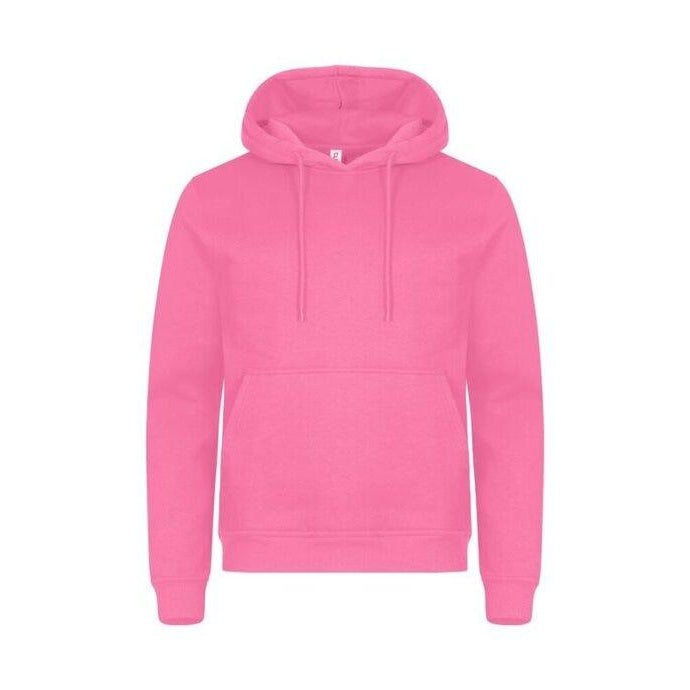 Bright Pink - Back - Clique Unisex Adult Miami Hoodie
