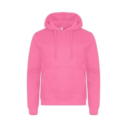 Bright Pink - Back - Clique Unisex Adult Miami Hoodie