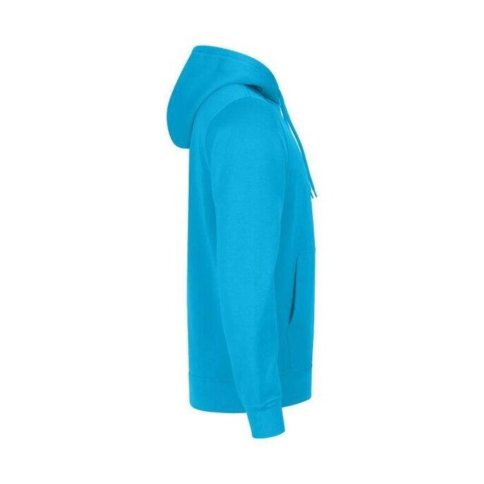 Turquoise - Side - Clique Unisex Adult Miami Hoodie