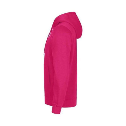 Bright Cerise - Side - Clique Unisex Adult Miami Hoodie
