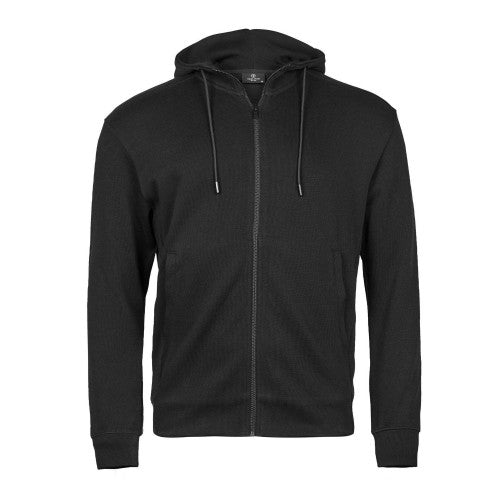 Front - Tee Jays Unisex Adult Interlock Full Zip Hoodie