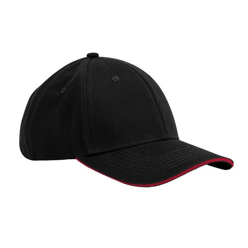 Front - Beechfield EarthAware 6 Panel Organic Cotton Baseball Cap