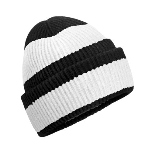 Front - Beechfield Colour Block Beanie