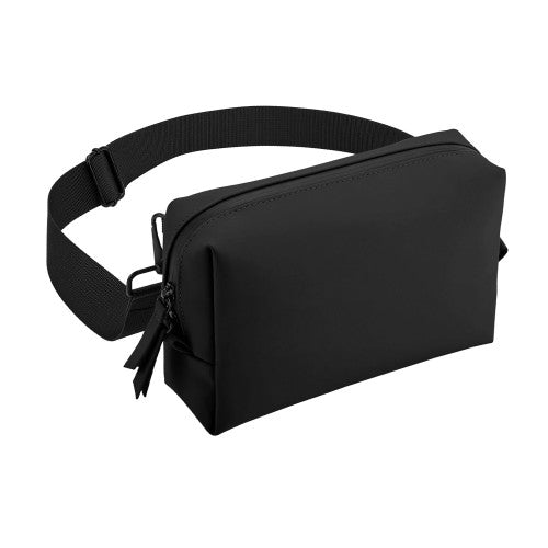 Front - Bagbase Matte PU Crossbody Bag