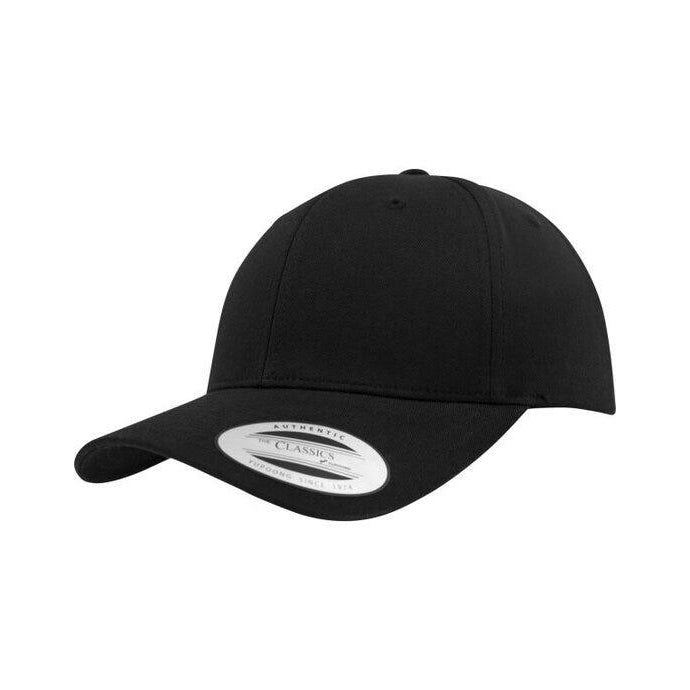 Black - Side - Flexfit Classic Curved Snapback Baseball Cap