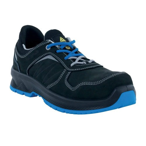 Front - Delta Plus Mens Rossi S3S SR Leather Trainers