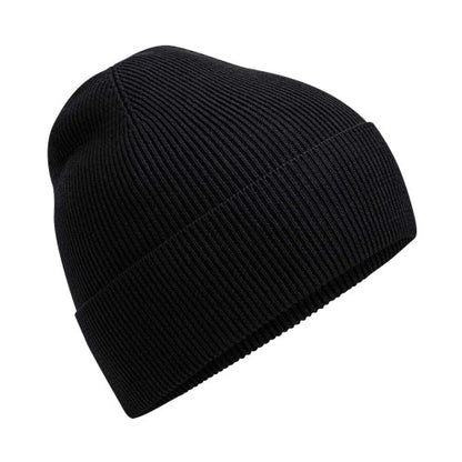 Front - Beechfield Unisex Adult Fine Knit Organic Beanie
