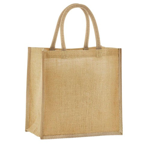 Front - Westford Mill Starched Jute Mini Gift Bag