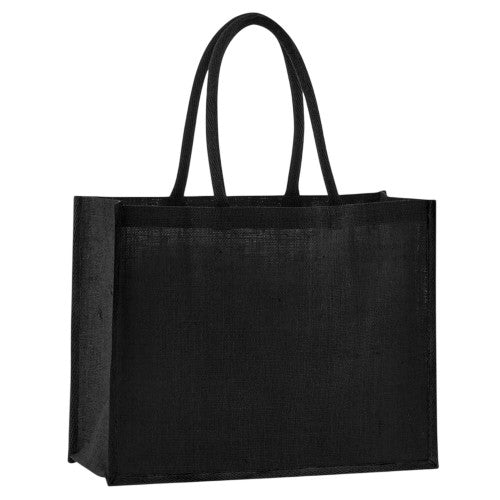 Front - Westford Mill Classic Starched Jute Tote Bag