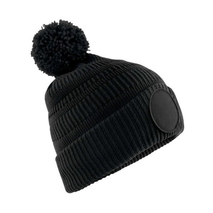 Front - Beechfield Unisex Adult Fan Patch Beanie