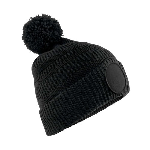 Front - Beechfield Unisex Adult Fan Patch Beanie