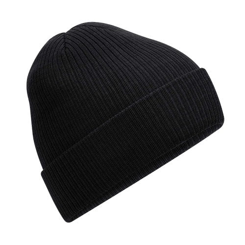 Front - Beechfield Unisex Adult Polylana Ribbed Beanie