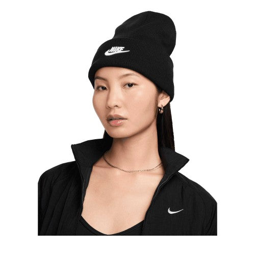 Front - Nike Unisex Adult Futura Peak Beanie