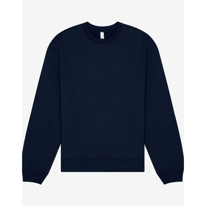 Navy - Close up - Bella + Canvas Unisex Adult Heavyweight Crew Neck Sweatshirt