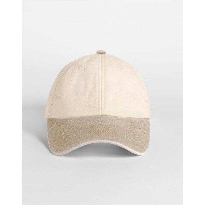Natural-Vintage Desert Sand - Back - Beechfield Unisex Adult Vintage Low Profile Baseball Cap