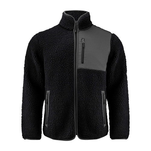 Front - James Harvest Mens Kingsley Sherpa Fleece Jacket