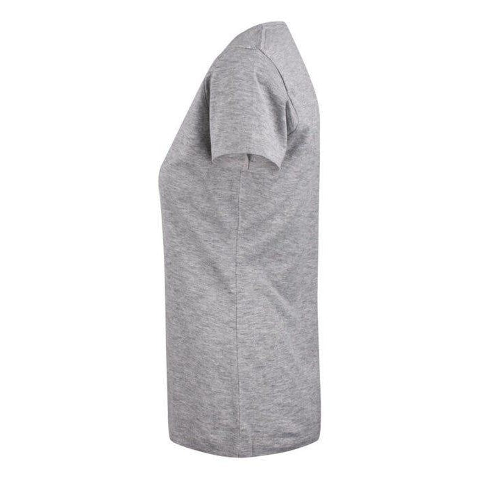 Grey Melange - Side - James Harvest Womens-Ladies Whailford V Neck T-Shirt