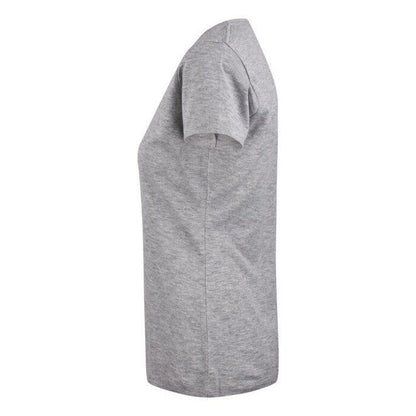 Grey Melange - Side - James Harvest Womens-Ladies Whailford V Neck T-Shirt