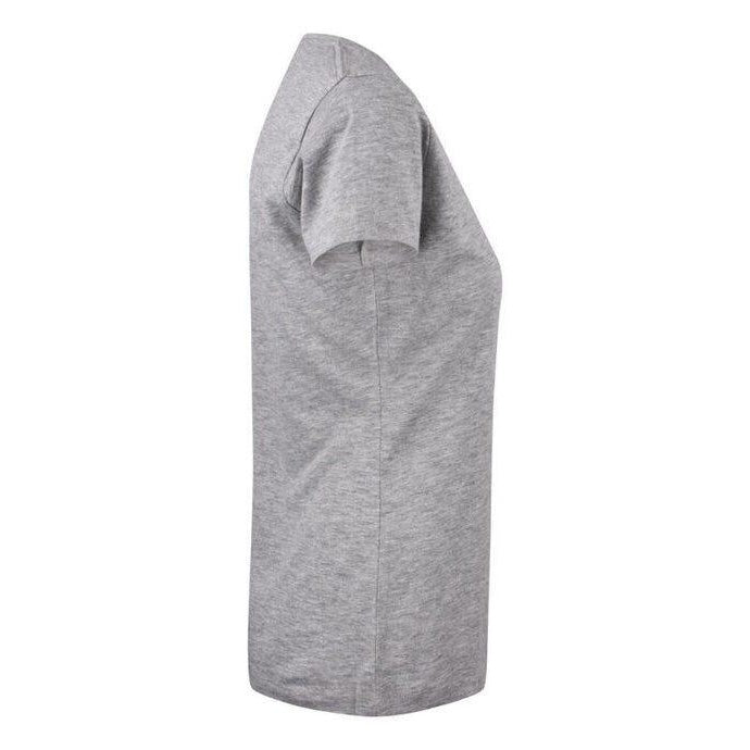 Grey Melange - Lifestyle - James Harvest Womens-Ladies Whailford V Neck T-Shirt
