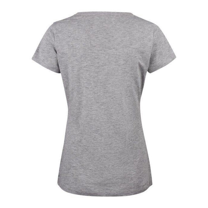 Grey Melange - Pack Shot - James Harvest Womens-Ladies Whailford V Neck T-Shirt