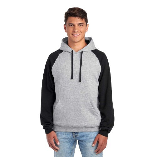 Front - Jerzees Unisex Adult Colour Block Nublend Hoodie